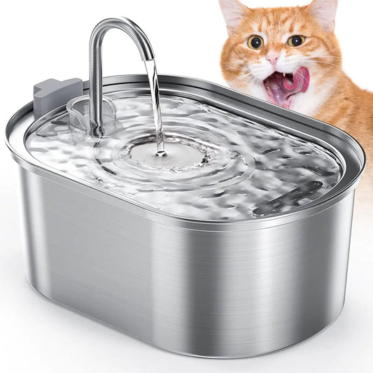 Cat Water Dispenser Stainless Steel